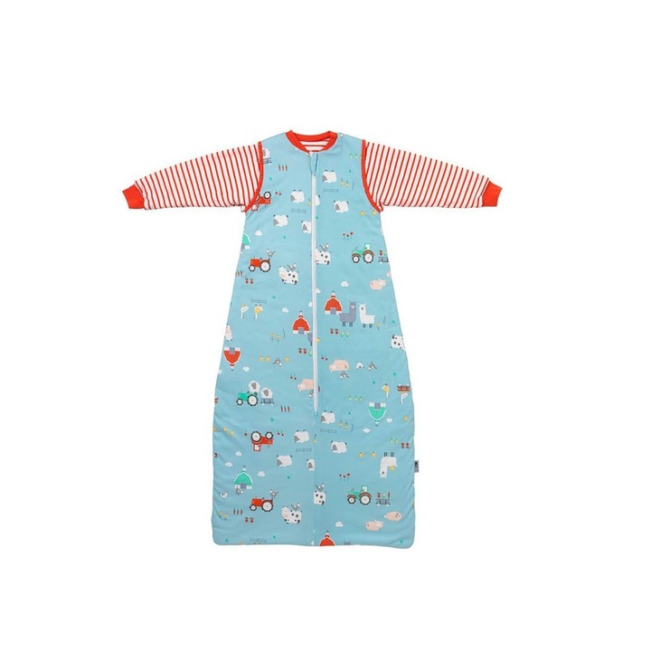 Sac de dormit cu maneca lunga detasabila Farmyard 130 cm 2.5 Tog
