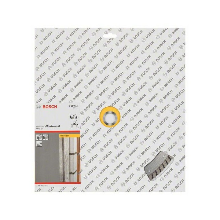 Диамантен диск за всякакви строителни материали, Bosch 350 x 25.40 мм