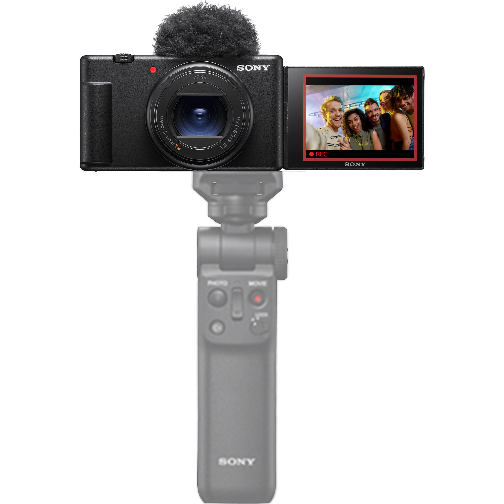 Camera Vlogging Sony ZV-1 II, 4K, Obiectiv 18-50mm, Negru