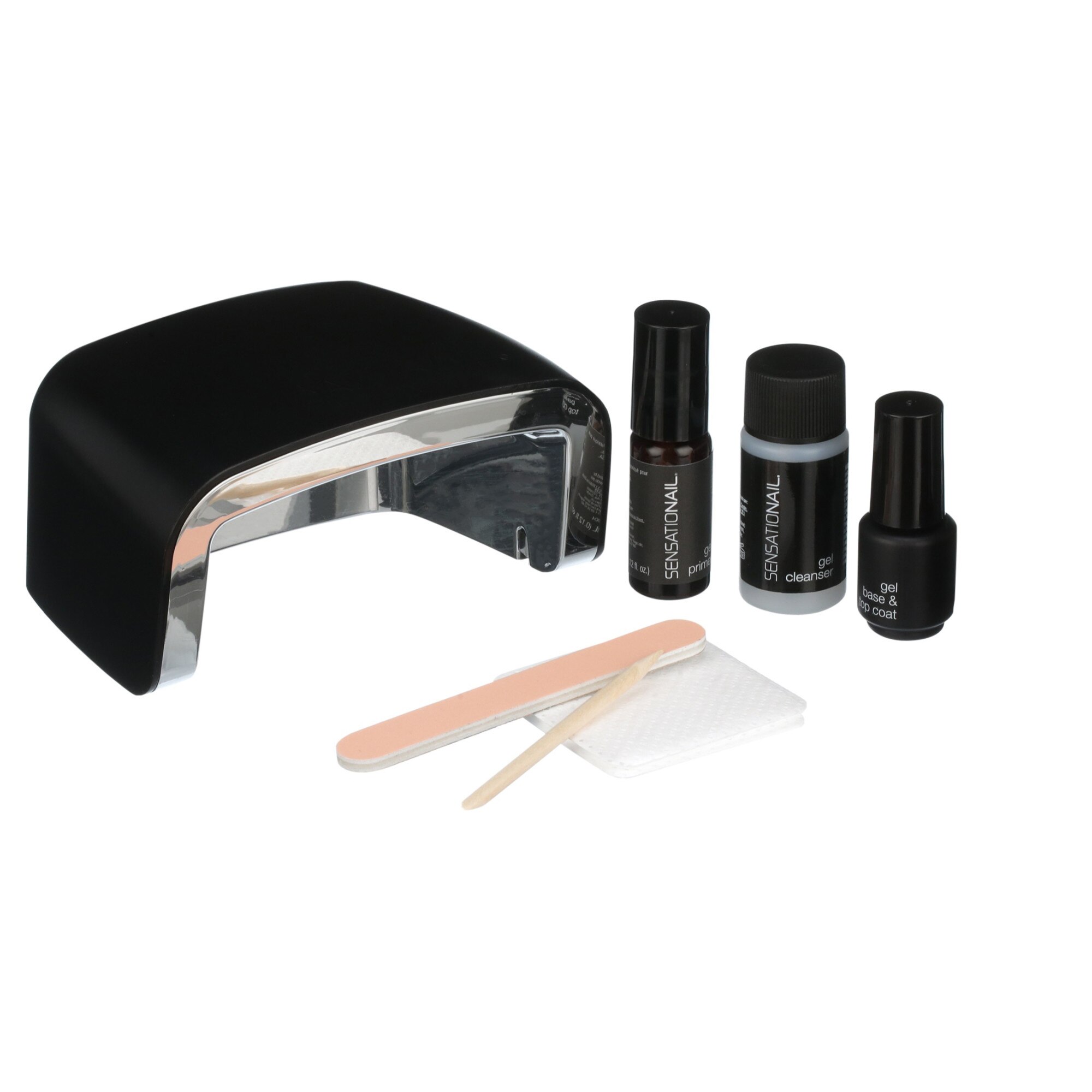 Kit oja semipermanenta Sensationail, Deluxe Gel Starter Kit, 2 oje Pink