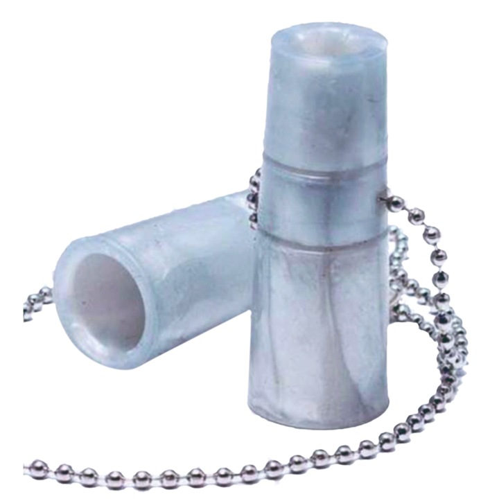 Dop pentru robinet de bere, Negru lant de culoare argintie