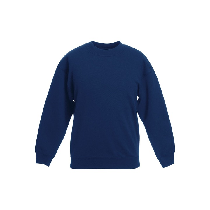 Bluza, Fruit of the Loom, Bumbac, Bleumarin, 164 (14-15)