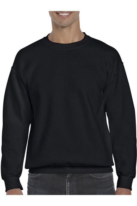 Hanorac barbati, Gildan, Bumbac/Poliester, Negru, XL