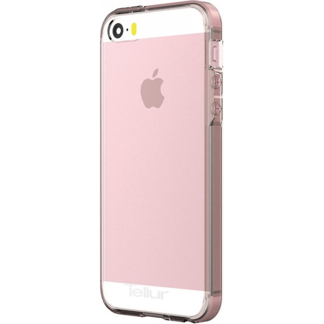 Husa de protectie Tellur Premium Crystal Shield pentru iPhone SE, Roz