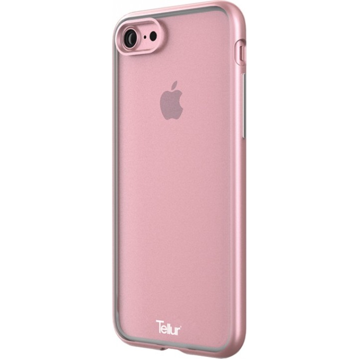 Tellur Premium Fluid Fusion Védőtok iPhone 8 / iPhone 7 mobiltelefonhoz, Rózsaszín