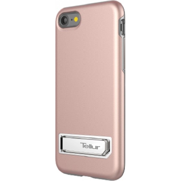 Предпазен калъф Tellur Premium Kickstand Ultra Shield за iPhone 7, Розов