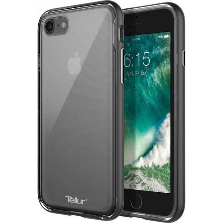 Tellur Premium Protector Fusion Védőtok, iPhone 8 / iPhone 7 telefonhoz, fekete