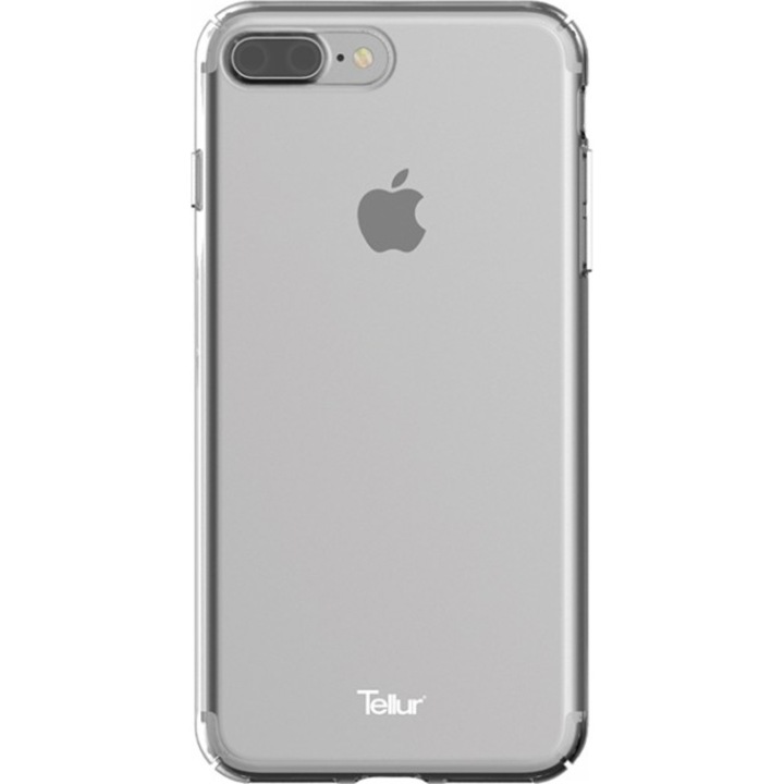 Tellur Premium Slim Edged Shield Védőtok, iPhone 8 Plus / iPhone 7 Plus készülékekhez, átlátszó