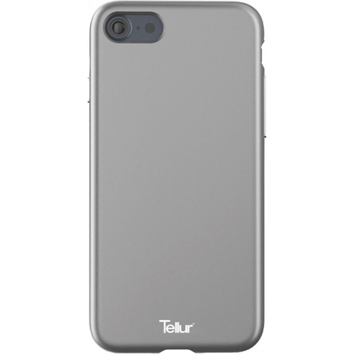 Tellur Premium Soft Solid Fusion Védőtok iPhone 8 / iPhone 7 mobiltelefonhoz, Ezüst