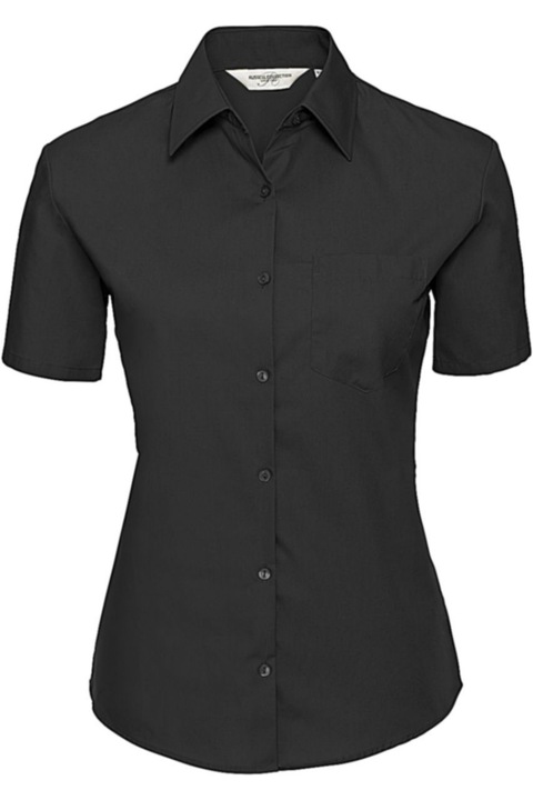 Női ing, Russell, Rövid ujjú, Fekete, L