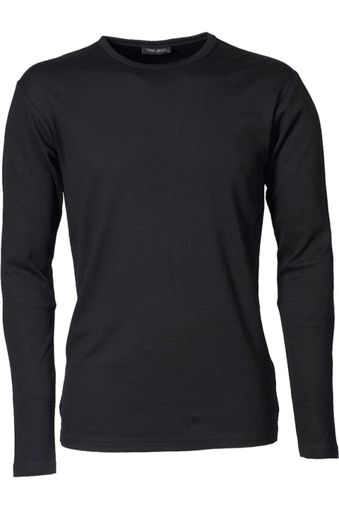 Bluza barbati, Tee Jays, Bumbac, Negru, M