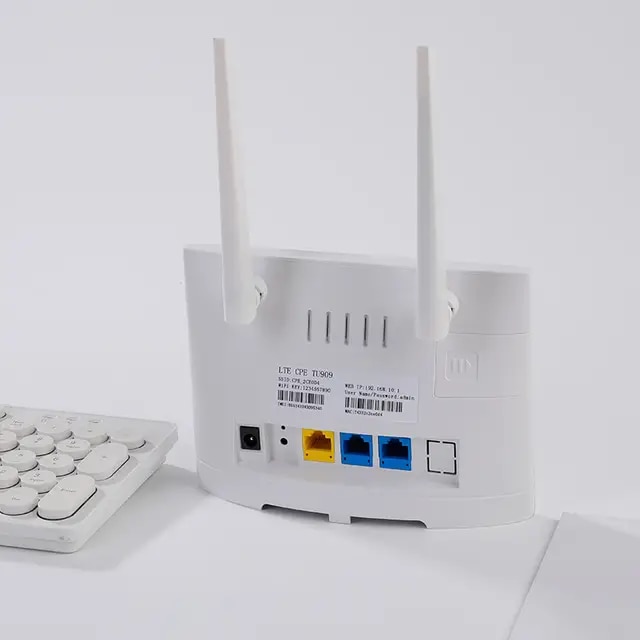 Безжичен рутер LTE CPE, Сим карта 4G, Бял - eMAG.bg