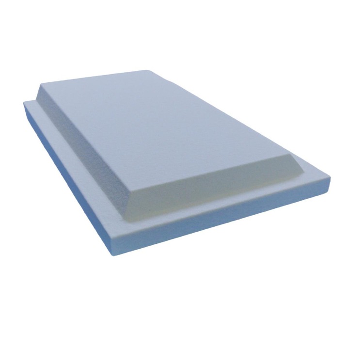 Fatada banda de cornisa B9PE, Elhare, Polistiren, 40x330x500 mm, Alb