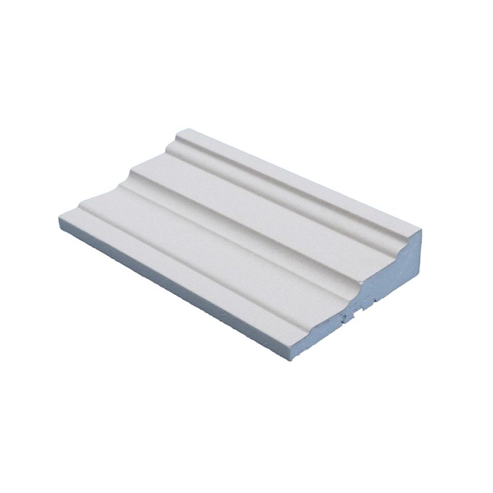 Panou decorativ ELHARE L108PA, polistiren EPS-200, rezistent la intemperii, alb, 130x35x2000mm