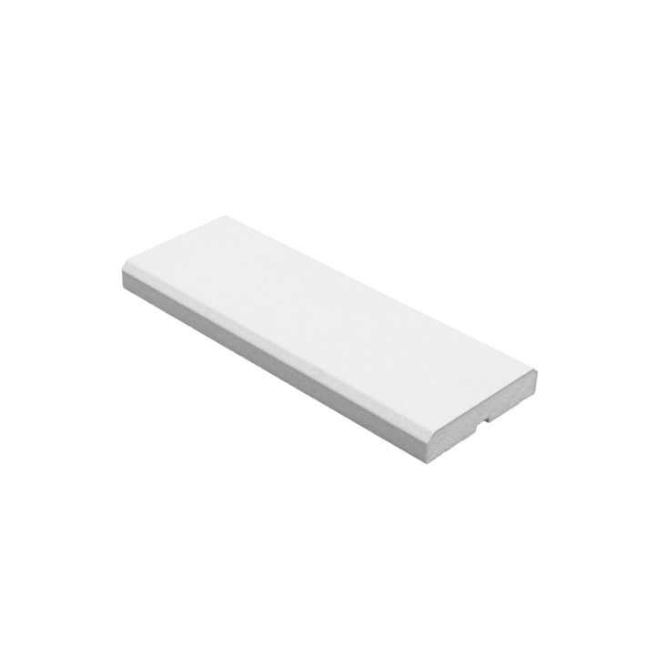 Panou decorativ, ELHARE, L102PB, polistiren EPS-200, rezistent la intemperii, alb, 185x50x2000mm