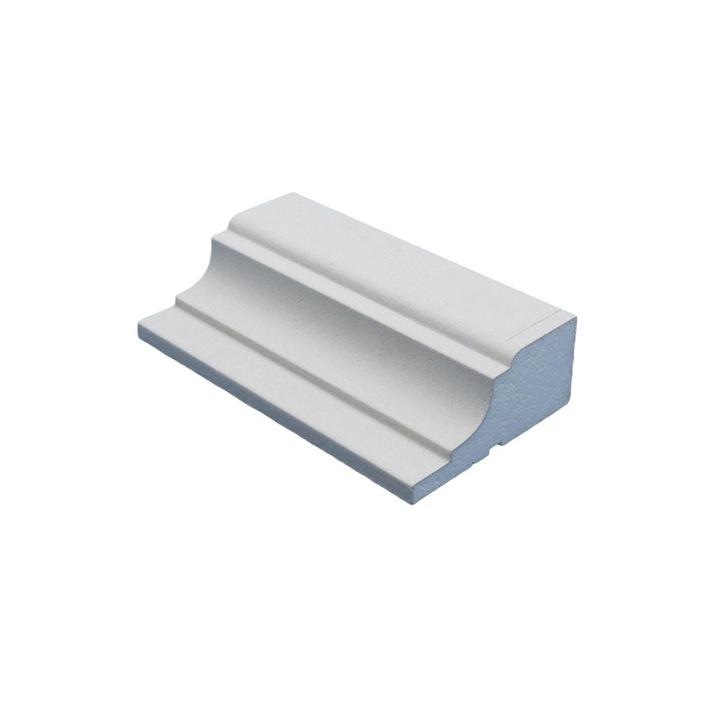 Pervaz de geam, Elhare, Polistiren, Alb, P1PA/50x120x2000