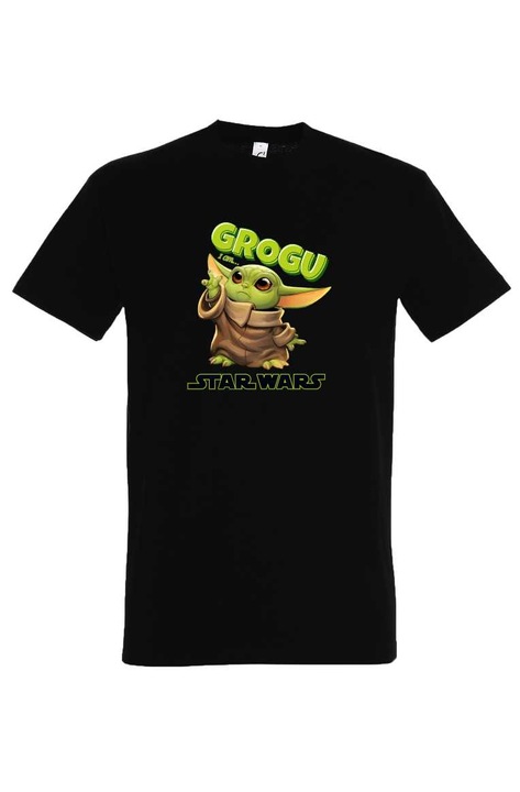 Uniszex póló, Star Wars, szürke, fekete, 2XL