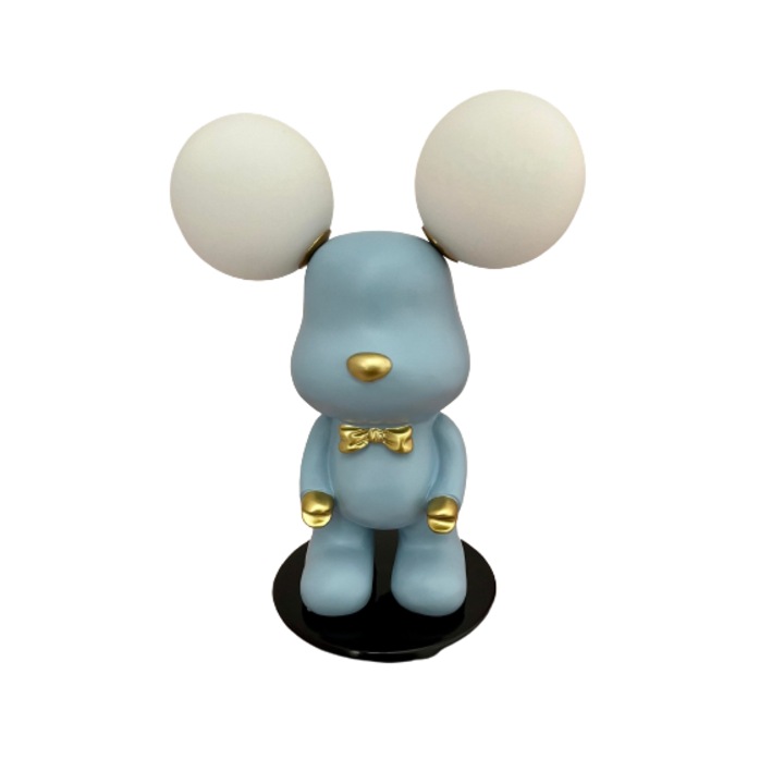 Veioza pentru camera copiilor, 2xG9, Little Blue Bear, 20x10x30cm