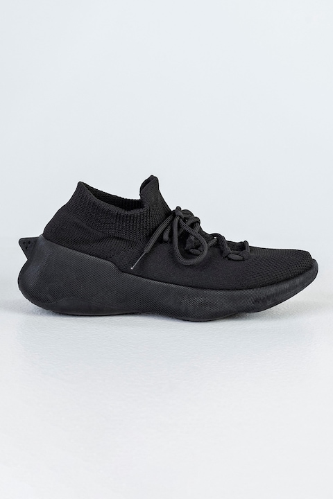 MUSK, Pantofi sport slip-on din material textil, Negru