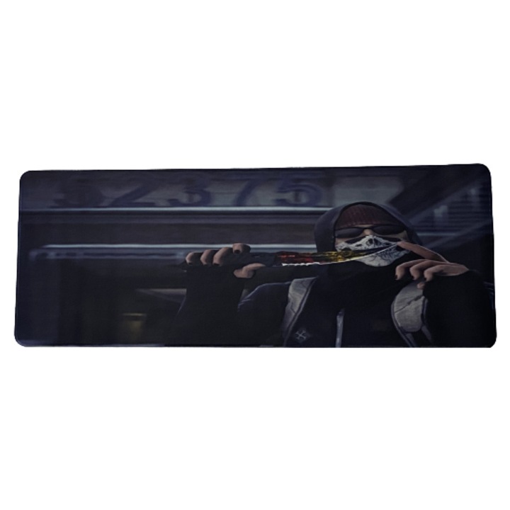 Mousepad format Deskmat pentru gaming, Knife, 800 x 300 x 2 mm