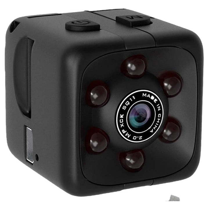 Camera de supraveghere, Pentru interior, Wi-Fi, 1080P, Negru
