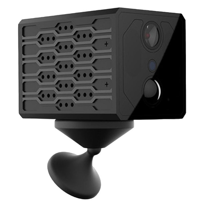 Detector camere de supraveghere, ABS, 81 x 44 x 13 mm, Negru/Rosu