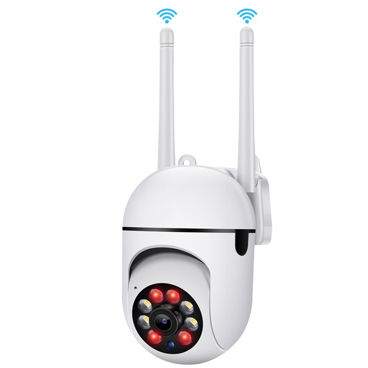 Camera de Securitate Interioara, Urmarire Miscare, Intercom Vocal, Viziune Nocturna HD, Wi-Fi, fara SD