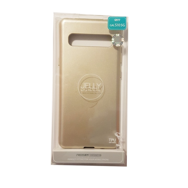 Husa Mercury pentru Samsung Galaxy S10 5G, G977, Goospery Gold