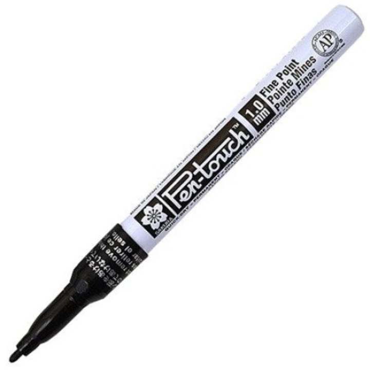 Marker cu vopsea Sakura Pen Touch, F, black
