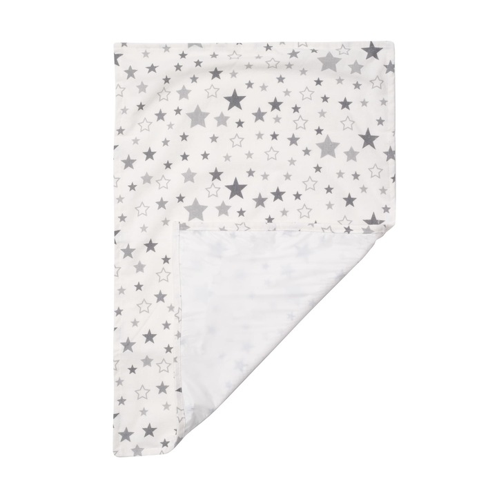 Aleza bebelusi, Jukki, Bumbac, Impermeabila, Gri/Alb