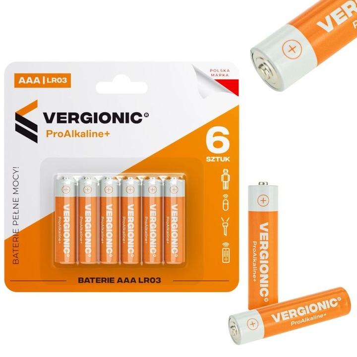 Set 6 baterii Vergionic, AAA R3, ER40901