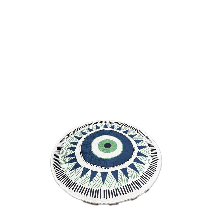 Covoras de baie Asi Home Occhio, Multicolor, 120 cm