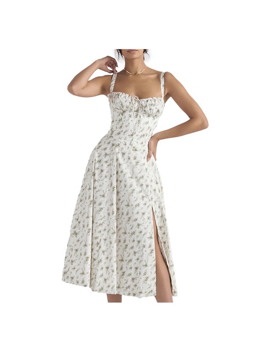 Rochie pentru femei, Poliester, Alb, M