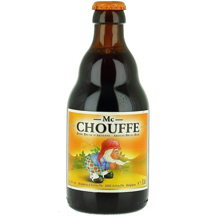 Pachet promo: 4 x Bere bruna Mc Chouffe, 8%, sticla 0.33l