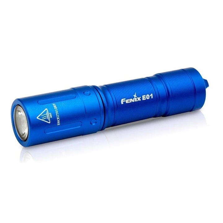 Фенер FENIX E01 V2.0 LED, син