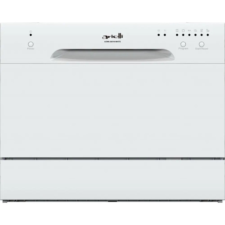 Masina de spalat vase Arielli ADW6-3601N, compacta, alba