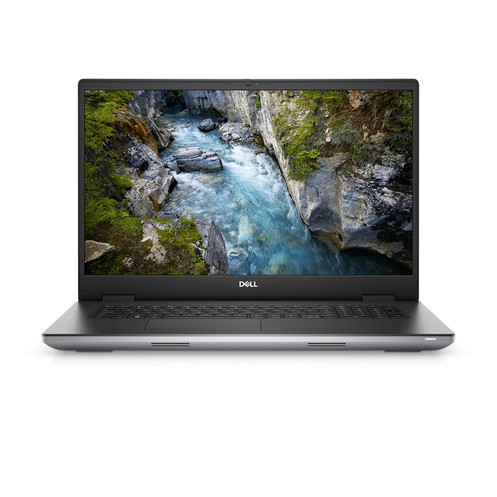 Лаптоп Dell Precision 7780, N003P7780EMEA.VP, 17.3", Intel Core i7-13850HX (20-ядрен), NVIDIA RTX 3500 ADA (12GB GDDR6), 32GB 5600MHz (1x32GB) CAMM DDR5, Сив