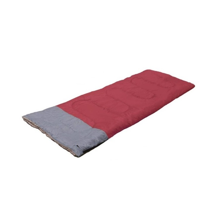 Sac de dormit, Camp Active, rosu/gri