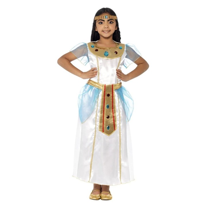 Costum Regina Cleopatra Deluxe pentru copii, 4-6 ani 115-128 cm