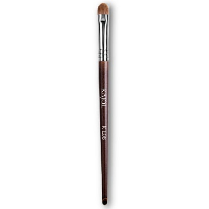 Професионална синтетична плоска четка за очи, среден размер, K-E08, KAJOL Beauty™