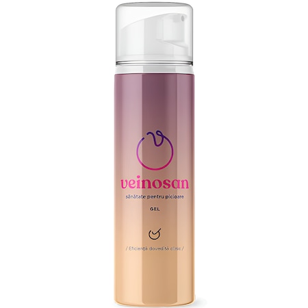 Gel antiinflamator Veinosan pentru picioare obosite, varice si vene paianjen, 150ml, Faunus Plant