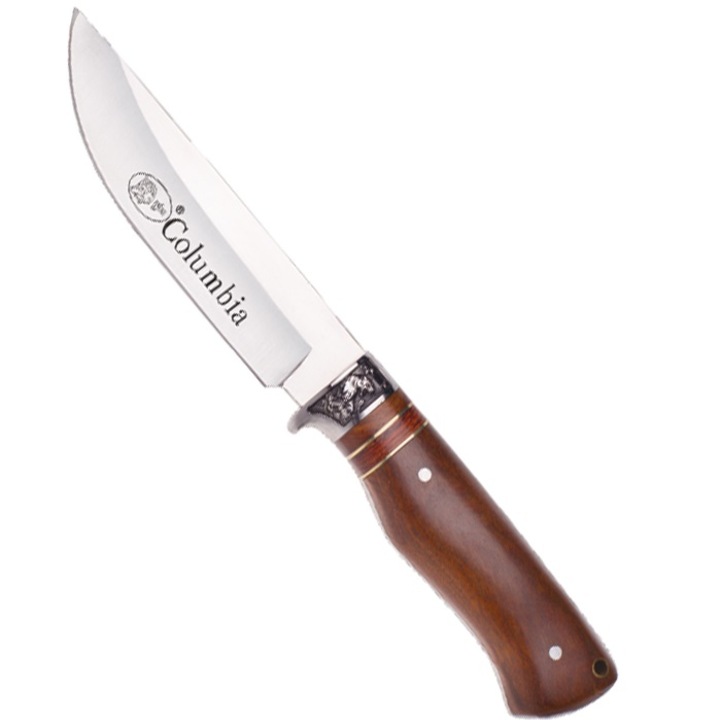 Erdész kés, Columbia, Rozsdamentes acél, 27,5cm, Barna