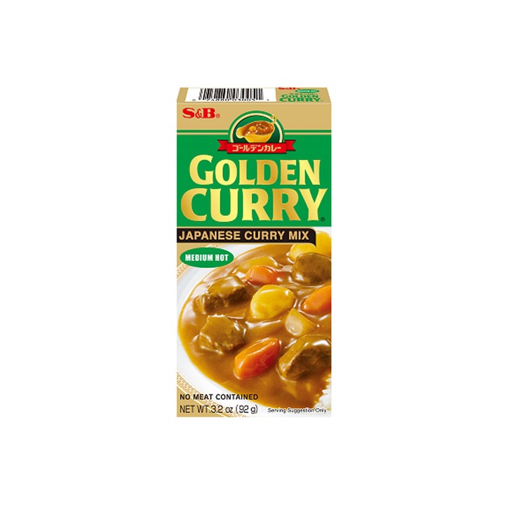 Félfűszeres japán curry mix, S&B, 92 g