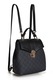 Lucky Bees, Rucsac de piele ecologica, Negru, Gri