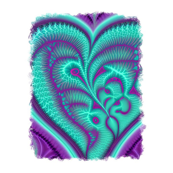 Sticker decorativ, Abstract, Verde, 70 cm, 9608ST