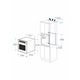 Pachet Pyramis PHC 61430IFB173V, cuptor electric incorporabil si plita electrica, 9 moduri de operare, clasa A, volum 78 litri, control mecanic, timer digital, easy clean, 4 zone de gatit vitro, finisaj sticla neagra si inox