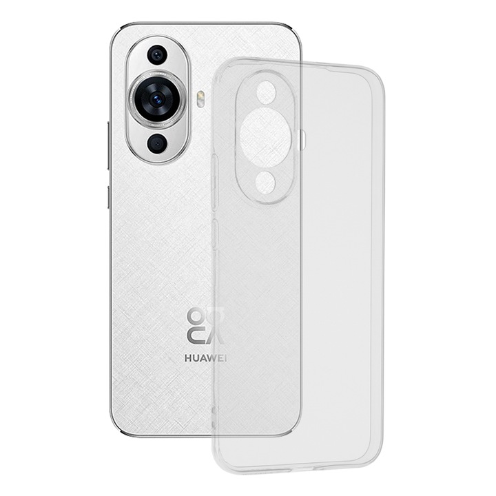 Husa pentru Huawei nova 11, Techsuit Clear Silicone, Transparent