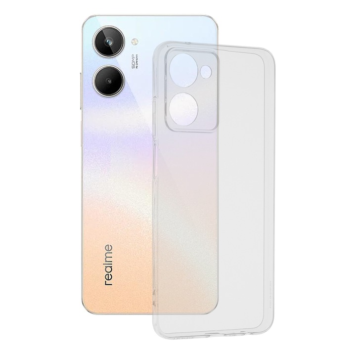 Кейс за Realme 10 4G, Techsuit Clear Silicone, Transparent