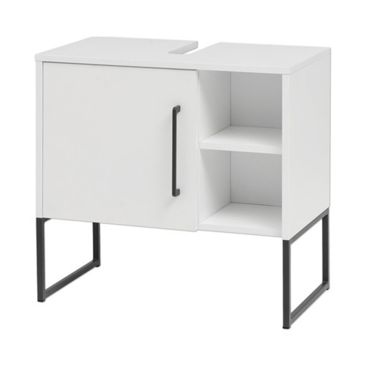 Baza Lavoar Limone WBU600, 1 Usa, PAL, 60,4 cm, Alb Creta