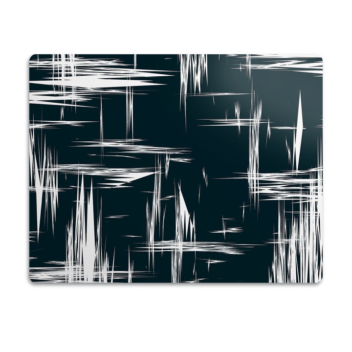 Covor PVC. Tulup. Vinil. Zgarieturi Albe. Albastru. 90x60 cm. 010250340030100030956